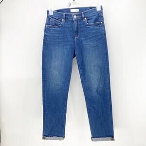 Loft Super Soft Girlfriend Jeans tapered leg relaxed fit summer coastal grandma